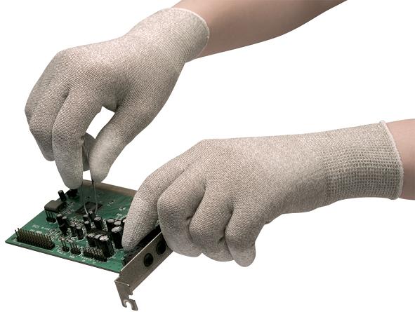 ESD & Conductive glove PU with finger GW416 .jpg